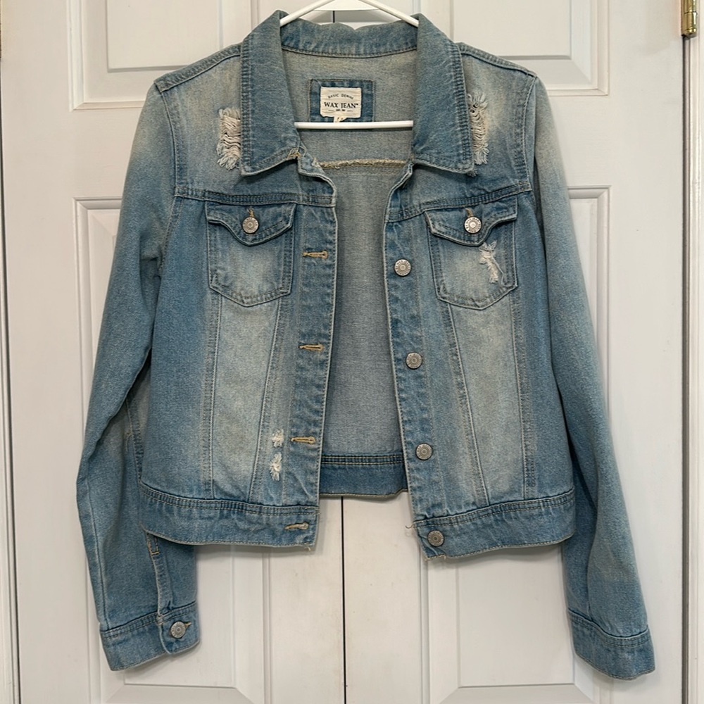 Wax jeans denim jacket